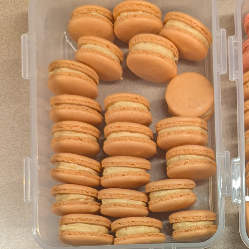 Peach Macaron
